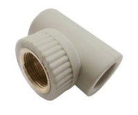 ПП Тройник комбинированный ВР 25х1/2"х25 (серый)