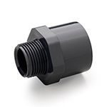 ПВХ (PVC-U) Двойной адаптор клеевой с НР d50-D63х2" PN16