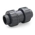ПВХ (PVC-U) Обратный клапан пружинный клеевой d50 DN40, EPDM, PN16